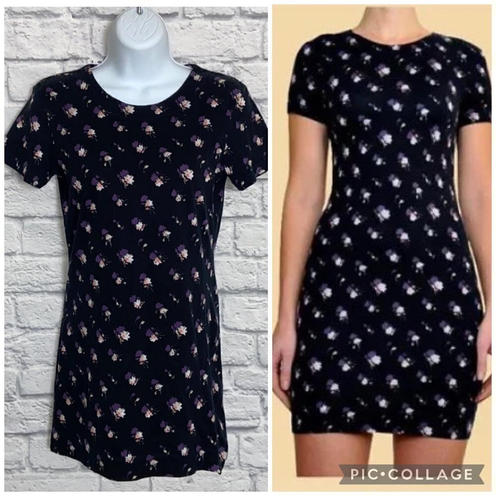 French Connection Romanov Rose Print Mini Dress size 6 Medium